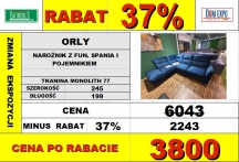 ORLY - NAROŻNIK Z FUN. SPANIA I POJ. TK. MONOLITH